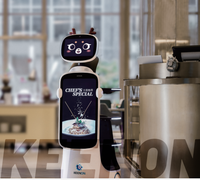 Robot de livraison de nourriture Keenons DINERBOT T5 T6 T8 T9 T10 T11 100% original, châssis anti-déversement, suspension, navigation SLAM, en stock