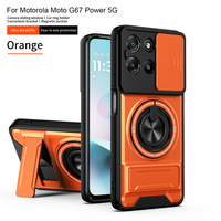 Étuis de téléphone Lichicase antichoc avec anneau magnétique puissant pour Motorola G67 G77, coque de protection