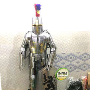 INAM'S ชุดเกราะเหล็กโบราณทำมือสวยงามและดีไซเนอร์ขนาดเต็ม - Product Image 1