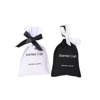 Diffuseur de perles parfumées pour voiture, Sachet de perles aromatique en lin, avec logo personnalisé, 50 pièces