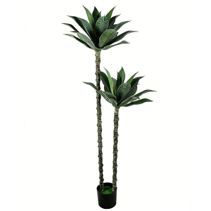 Flores Decorativas, Coronas y Plantas, Planta Artificial <span class=keywords><strong>de</strong></span> Agave, Árbol Artificial <span class=keywords><strong>de</strong></span> Plástico, Arreglos Florales para Bodas, Decoración para Eventos - Product Image 6