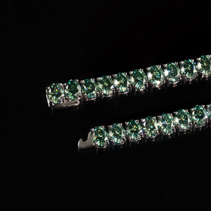Pulsera <span class=keywords><strong>de</strong></span> <span class=keywords><strong>tenis</strong></span> vintage <span class=keywords><strong>de</strong></span> moissanita verde con corte ovalado, pulsera <span class=keywords><strong>de</strong></span> plata <span class=keywords><strong>de</strong></span> ley 925, joyería <span class=keywords><strong>de</strong></span> moissanita VVS <span class=keywords><strong>para</strong></span> <span class=keywords><strong>mujer</strong></span> - Product Image 4