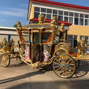 Transporte Especializado: Nuevos Productos en Venta - Carruaje Real Dorado con Cabina y Carruaje Eléctrico con Caballo - Product Image 3