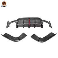 Nouveau diffuseur de pare-chocs arrière en Fiber de carbone Style V chaud pour BMW série 3 G20 G80 M3 LCI 2023 + lèvre de diffuseur de pare-chocs arrière de haute qualité
