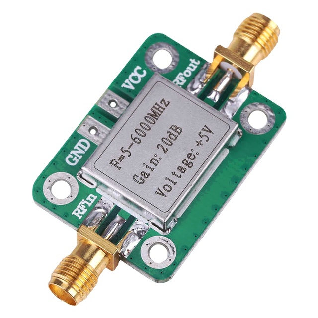 5-6000MHz Gain 20dB Broadband RF VHF UHF Signal Power Amplifier Module Electrical Equipment