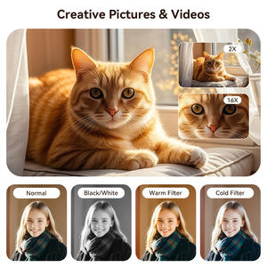 Videocámara digital 4K Source Factory DC06, cámara compacta con temporizador automático y antivibración para estudiantes y uso doméstico. - Product Image 4