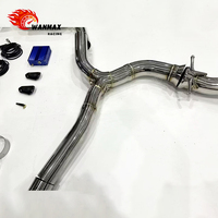 Système d'échappement Catback à soupapes en acier inoxydable 304 avec télécommande pour Mercedes-Benz W205 C43 C400 C450 AMG