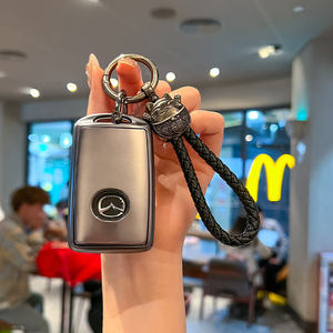 เคสกุญแจรถยนต์ TPU รูปแบบผิวกุญแจรีโมทรถยนต์3ปุ่มสำหรับ MAZDA อุปกรณ์เสริมกุญแจรถ - Product Image 6