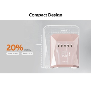 120w asciugatrice per unghie ricaricabile 45 lampadine professionali sensore automatico lampada per unghie LED UV - Product Image 4