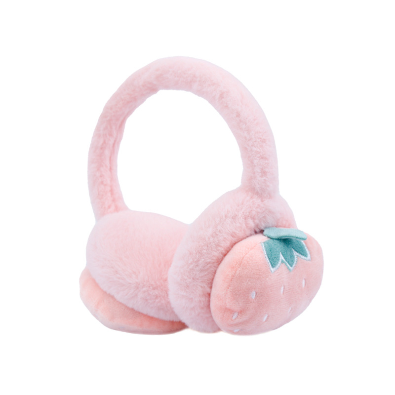 Зимние Детские теплые наушники Мультяшные милые плюшевые наушники для студентов
