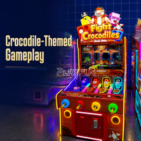 Machine de jeu d'arcade à monnayeur : Combat les crocodiles – Idéale pour les parcs d'attractions, les fêtes foraines et les centres de jeux