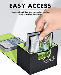 Caja de Almacenamiento de Alta Calidad con Tapa de Cuero PU, Solución Premium para Tarjetas Coleccionables, Regalo Exclusivo - Product Image 4