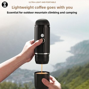 Smart Wireless Heating Espresso Machine Dual-Purpose <b>Plastic</b> Coffee Powder Capsule Portable Charging for Home Outdoor E - Product Image 2