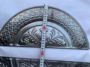 En fer forgé en métal estampé en acier ornemental feuille et fleur pour porte de fer - Product Image 6