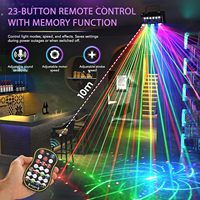 27 projecteurs laser RGB pour DJ, lumières de fête, effets stroboscopiques LED, effet UV, DMX-512, télécommande, contrôle sonore, auto, discothèque, spectacles, mariage |