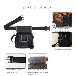 Wholesale Portable Oxford Maintenance & Installation Equipment Bag for Electrician & Woodworking, Tool Kit Hardware <b>Storage</b> Bag - Product Image 3
