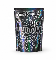 Sachets d'emballage en Mylar imprimés sur mesure pour bonbons gélifiés, pochettes verticales pour aliments