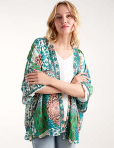 Femmes 2024 Printemps Nouvelle Mode Tops <span class=keywords><strong>Chic</strong></span> Tops Patchwork Flower Printing Blouses Vintage Long Sleeve Female Shirts Blusas Blouses - Product Image 1