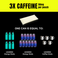 Complément alimentaire en sachets sans sucre et à la caféine, fabriqué en usine, améliore l'énergie et la concentration, sachets de caféine naturelle
