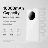 Chargeur de voyage 10000 mAh, batterie externe 10000 mAh, batterie portable mince, logo personnalisé, vente en gros pour la sauvegarde de téléphone en extérieur