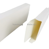 Boîte en carton blanc de petite taille, personnalisée, en gros, directement de l'usine, boîte d'emballage en papier enduit