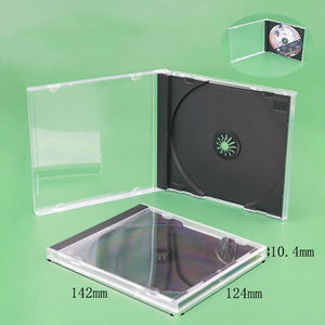 Boîte de rangement pour 10 disques DVD, en PP, avec couvercle transparent, pour autoradio, organisation de mariage ou de fête - Product Image 1