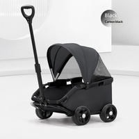 Carrito de Paseo para Mascotas Pequeñas, Mejorado con Parasol, Apto para Perros y Gatos Pequeños, para Uso en Exteriores