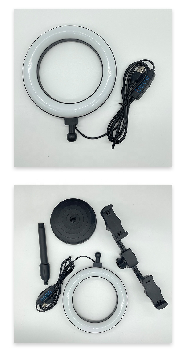 led ring light with tripod