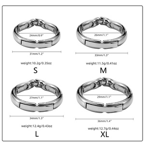 แหวนอวัยวะเพศชายแบบปรับได้ห่วงรัดอวัยวะเพศชายที่ยืดออกได้อวัยวะเพศชายของเล่นแซ็กโซโฟนสำหรับออกกำลังกาย - Product Image 6