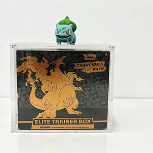 Boîte de protection pour cartes de jeu Elite Trainer Box en acrylique transparent de haute qualité, résistante aux UV, 5+8 mm - Product Image 1