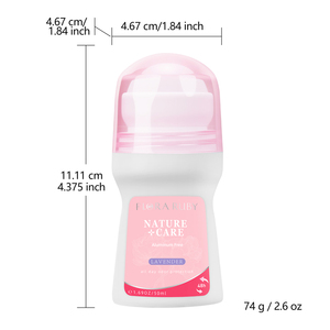 Nuevo desodorante orgánico en roll-on para mujer, antitranspirante, anti-fricción, no irritante, control natural del sudor, protección de 48 horas. - Product Image 6
