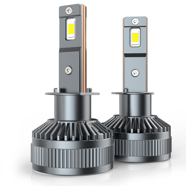 V28 High-Power 65W H1 H7 LED Headlight Double Copper Tube Super Concentrating 6000K Color Audi Compatible Modified Lamp