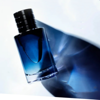 Flacon pulvérisateur en verre à fond épais dégradé de couleur de 30ml pour emballage de parfum Flacon en verre de parfum à brume fine en forme de cylindre