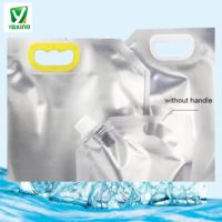 121 degrés résistant à la chaleur vapeur feuille d'aluminium sac de buse d'aspiration sac de nourriture cuite emballage séparé sac de liquide de stérilisation
