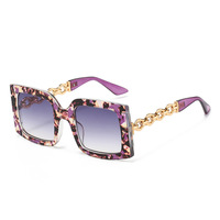 Lunettes de soleil carrées de luxe pour femmes, logo personnalisé, protection UV400, lunettes de soleil