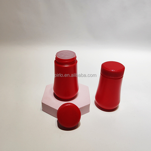 Botella de polvo de talco para bebé de 60g <span class=keywords><strong>roja</strong></span> vacía al por mayor logotipo personalizado - Product Image 1