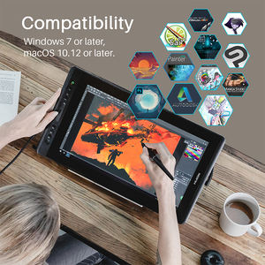 Tableta Gráfica con Pantalla <span class=keywords><strong>HUION</strong></span> KAMVAS Pro 16, Gama de Colores RGB del 120%, para Escritura a Mano, Diseño Gráfico, Animación y Enseñanza en Línea - Product Image 1