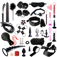 SM Anale Vibrator-Accessoires BDSM Fesselungssets Sklavenspiel-Ausrüstung Bondage-Set mit Sexspielzeug für Paare