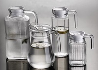 Pichet à eau froide et couvercle, carafe avec pichet, en verre, 1,8 l, livraison gratuite