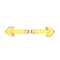 Feu de signalisation directionnel à LED ambre, lumière stroboscopique pour balayeuse routière, camion poubelle, véhicule de construction