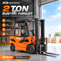 Chariot élévateur électrique 2t CPD140 à pneus pleins haute capacité, livraison rapide, vente chaude usine