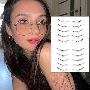สติกเกอร์ขนตาล่างชั่วคราวสำหรับผู้หญิงวัสดุสำหรับแต่งตาปลอมแบบเส้น<span class=keywords><strong>ผม</strong></span>เหมือนเส้น<span class=keywords><strong>ผม</strong></span> - Product Image 2