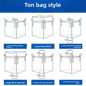 ถุงจัมโบ้ FIBC ถุงบรรจุภัณฑ์ขนาดใหญ่ 1 ตัน สำหรับบรรจุภัณฑ์อุตสาหกรรม ถุงผ้า PP ทอ จากโรงงาน - Product Image 3