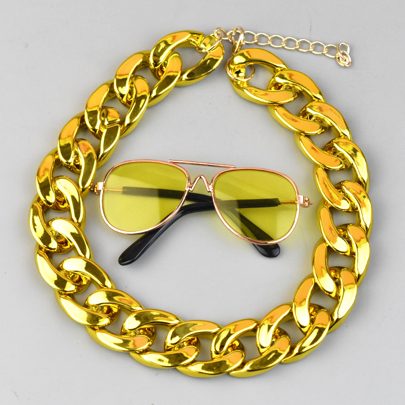 Collar Gafas de sol Amarillo
