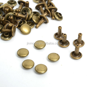 <span class=keywords><strong>Rivet</strong></span> à double capuchon en laiton antique de 8 mm en gros <span class=keywords><strong>pour</strong></span> sac à main - Product Image 1
