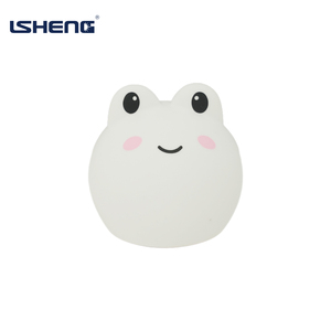 Mắt to động vật cao su vỗ tay điều khiển cảm biến ánh sáng thay đổi màu sắc có thể sạc lại pin Trắng ấm hiện đại đêm nhỏ - Product Image 1