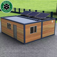 Construcción Moderna y Rápida de Casas Modulares con Baños, Contenedores Residenciales con Energía Solar
