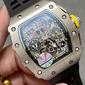 <b>Mechanical</b> Aesthetics Racing-Style <b>Watch</b>, Stainless Steel Case with Black Rubber Strap, Men's <b>Watch</b> - Product Image 2