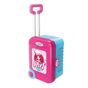 EPT 3 in1 Girls Cooking Chef Pretend Kitchen Trolley valigia Set <span class=keywords><strong>giocattolo</strong></span> da <span class=keywords><strong>cucina</strong></span> per ragazza con funzione luce e musica - Product Image 4