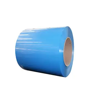 China Manufacture Price 0.12-6.0mm Ral 2024 5006 Z275 Prepainted Color Coated Steel Coil